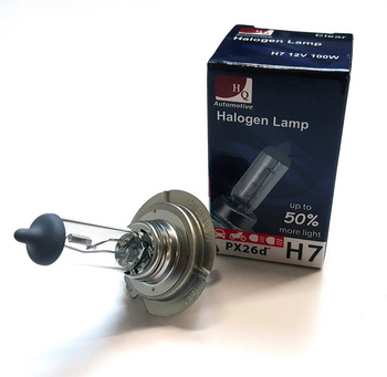 Halogen Bulb Hq Automotive H7 Clear 12v 100w Standard