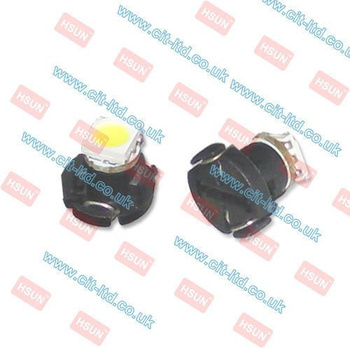 T4 2 Car Led Light Bulb 1x Smd 5050 Blue Led Bulbs T3