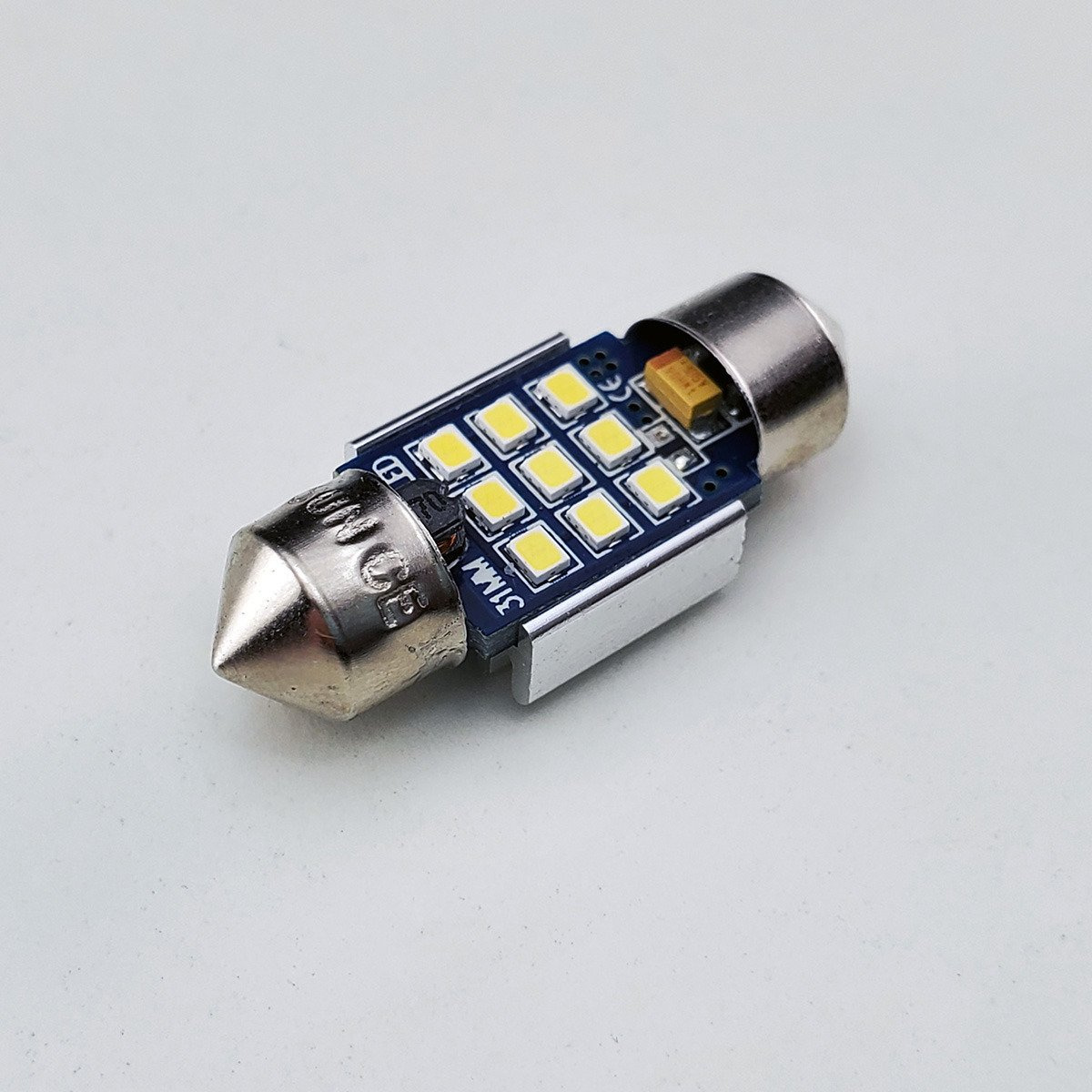 Car LED Bulb 12V 24V 9xSMD2016 C3W 31mm CanBus WHITE LED Bulbs \ C5W