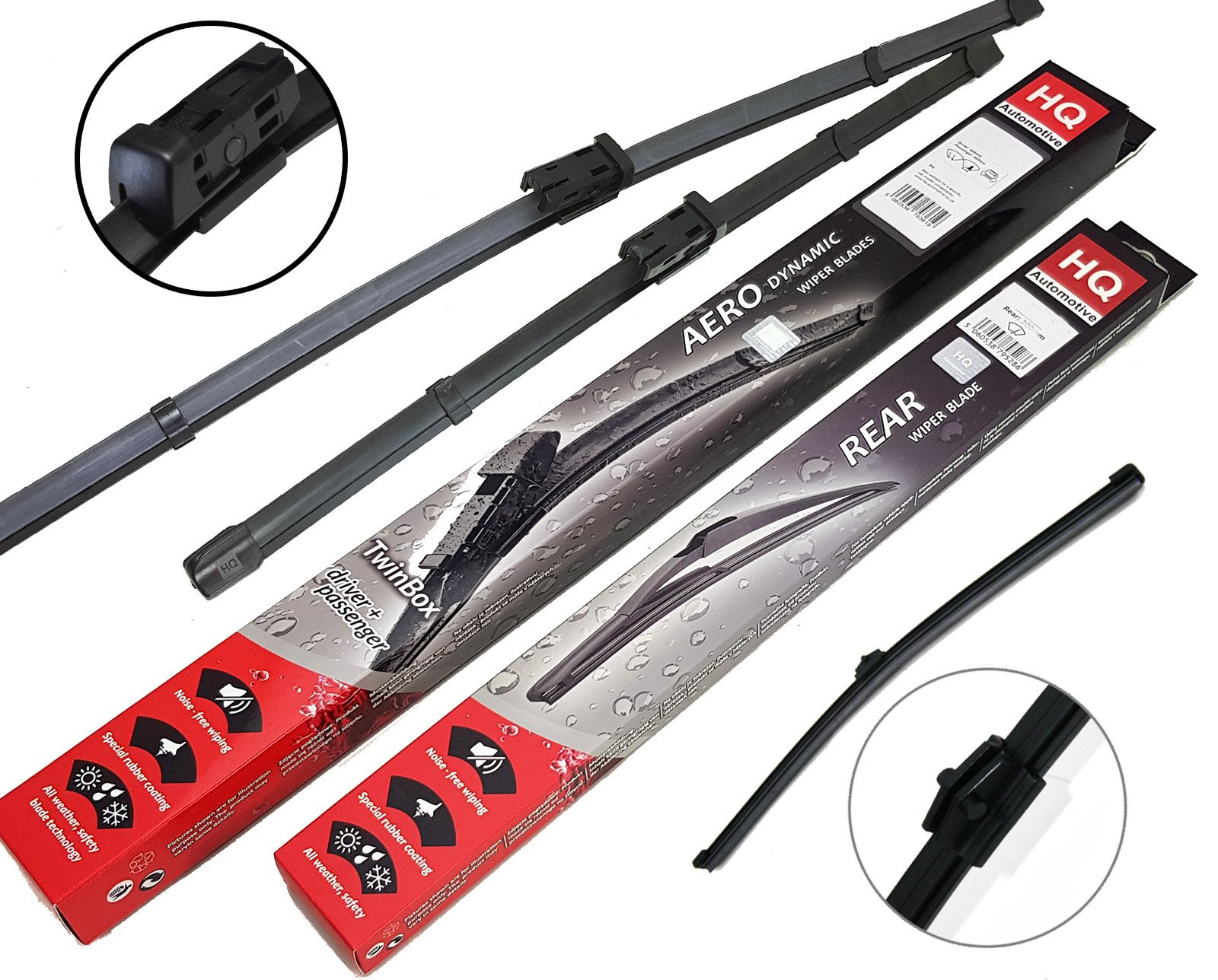 Enter Car Reg. HQ Automotive OE Aero Flat Wiper Windscreen Wipers all