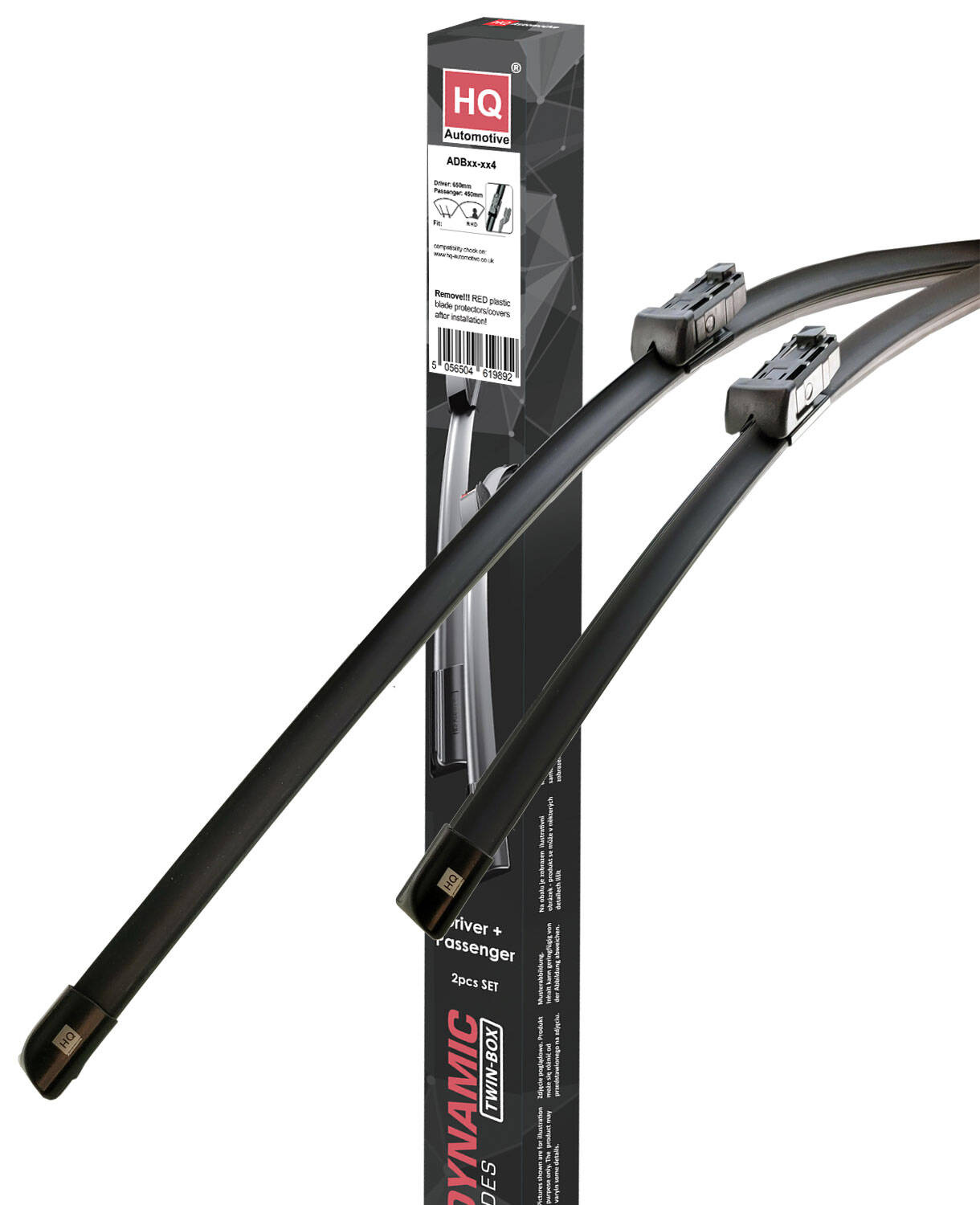 Fit VW eUp! BL2 08.2016> Front Flat Aero Wiper Blades Wiper Blade