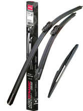 HQ Automotive Wiper Blades fit LAND ROVER Range ROVER Sport (2016 and later) Front Rear Set OEM FIT with special Top-Lock connector ADC02-421|HQ15G