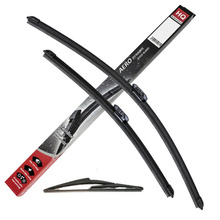 Wiper Blades for DACIA Sandero Stepway Hatchback (2021 and later) HQ Automotive Front Rear Set with special-Dacia connector