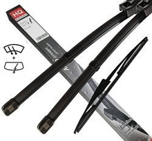 Front & Rear kit of Aero Flat Wiper Blades fit FORD Focus MK2 Estate Jul.2004-Oct.2008