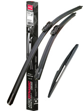 HQ Automotive Wiper Blades fit LEXUS NX SUV (2014-2021) Front Rear Set OEM FIT with special Top-Lock connector ADC61-621|HQ12N