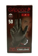 Grippaz 246 Disposable Nitrile Gloves size XL Powder-Free BLACK