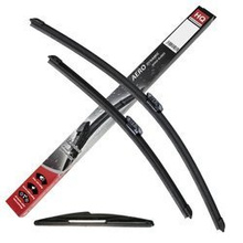 Wiper Blades for DACIA Duster Estate (2016-2018) HQ Automotive Front Rear Set with special-Dacia connector